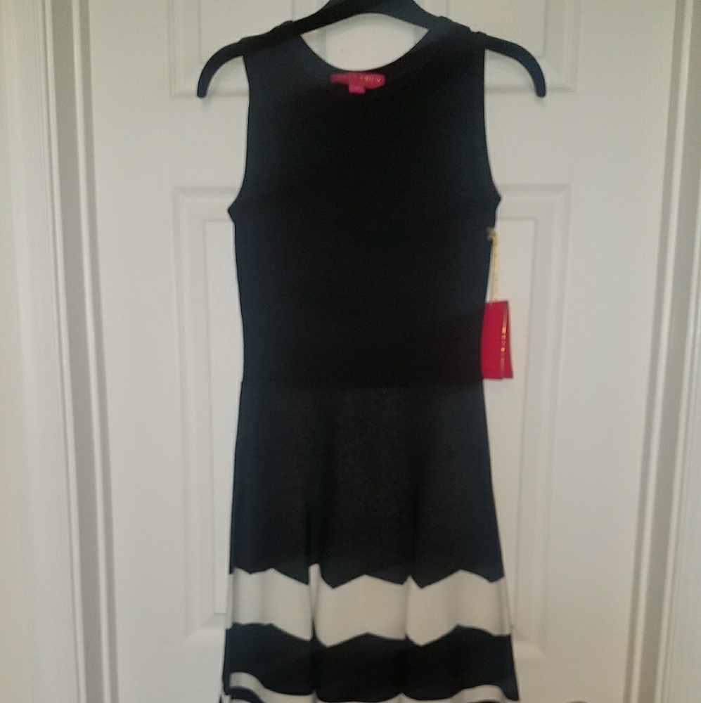 Black & White Short Dress